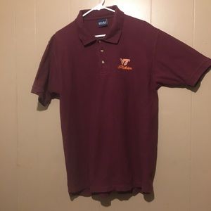 Virginia tech polo shirt 
size large 
OVB Old Varsity Brand